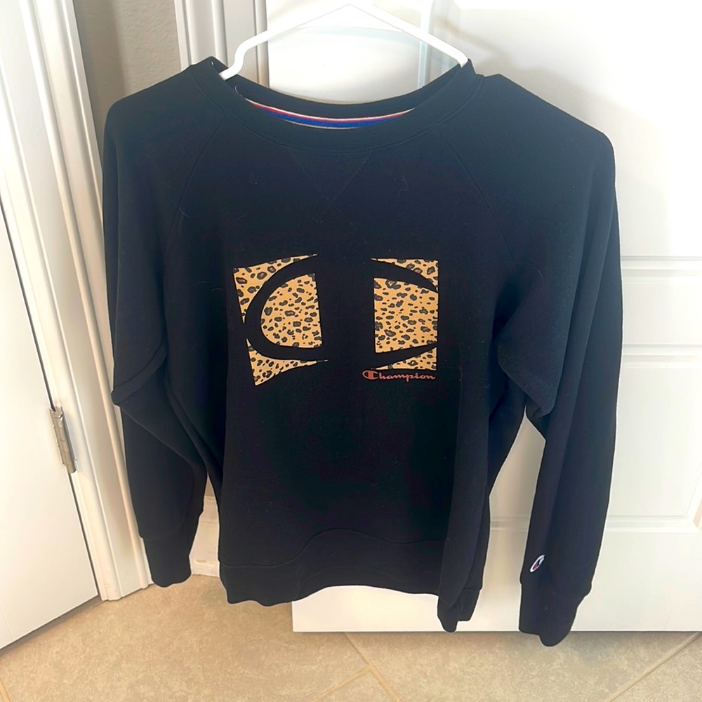 Leopard champion sweatshirt